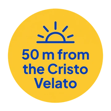 50 metres from the Cristo velato