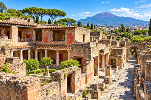 Le case antiche degli scavi di Ercolano